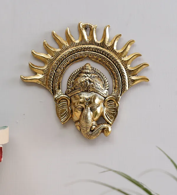 Metal_Golden_Ganesha_Wall_Hanging_Sculpture_Lord_Ganesh_Idol_Ganpati_Lucky_Feng_Shui_Wall_Decor_Arts